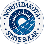 North Dakota State Solar logo.